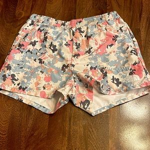 Multicolored girls the north face shorts